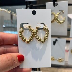 Elegant Gold Hoop Earrings